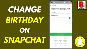 How to Change Your Birthday on Snapchat